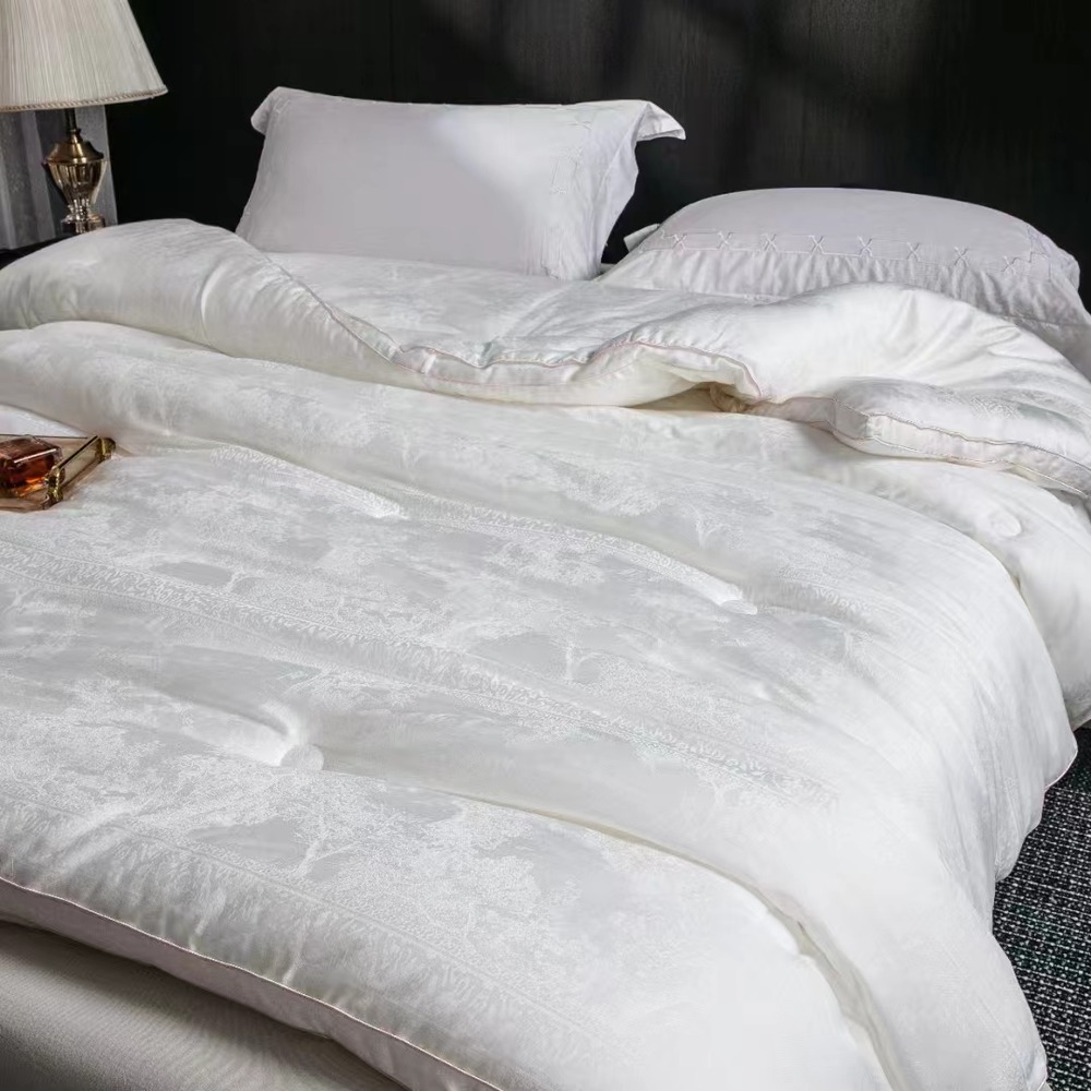 兰蔻木本提花被